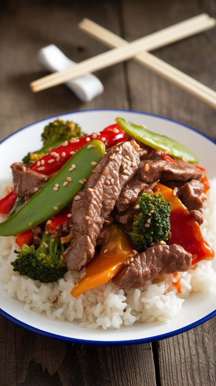 Savory Beef Stir-Fry with Vegetables