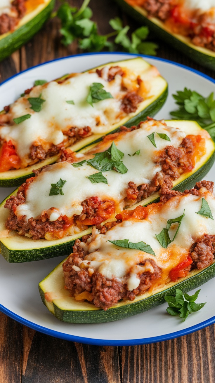 Savory Stuffed Zucchini Boats for Dinner