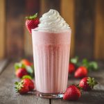 Creamy Strawberry Milkshake Without Ice Cream