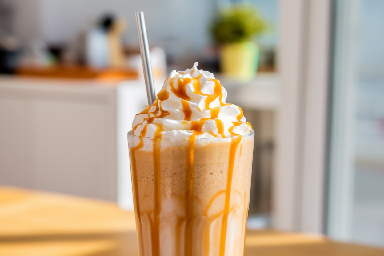 Homemade Caramel Frappe Inspired by McDonald’s