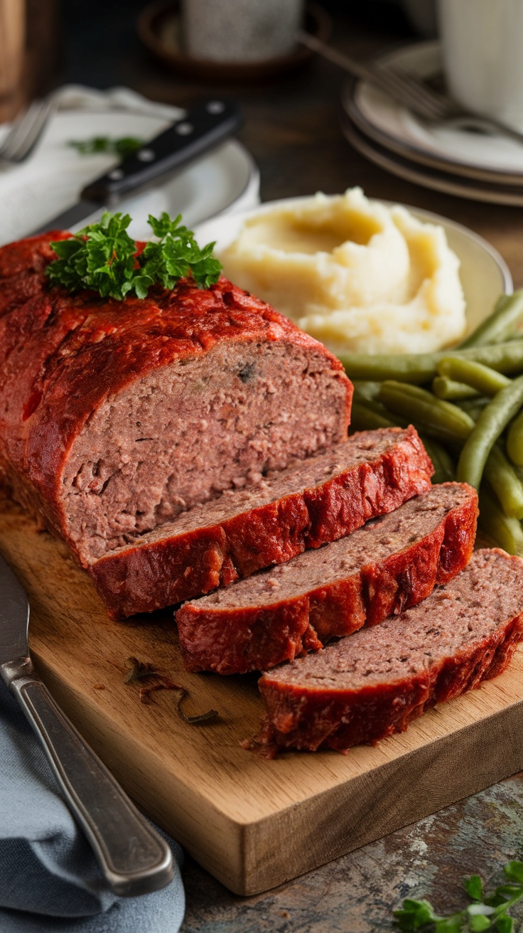 Simple 4-Ingredient Meatloaf Recipe